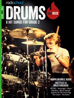 Hot Rock Drums - Grade 2 - Book - Download Card