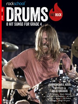 Hot Rock Drums - Grade 4 - Book - Download Card