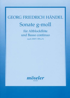 Sonate G-Moll Hwv 359A/B