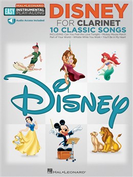 Clarinet Easy Instrumental Play Along : Disney