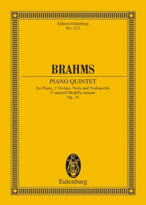 Piano Quintet F Minor Op. 34