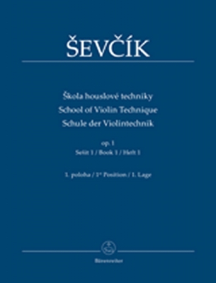 School Of Violin Technique Op. 1