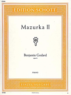 Mazurka II B Flat Major Op. 54