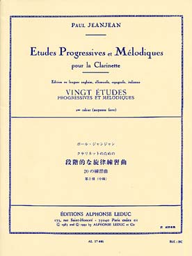 20 Etudes Progressives Et Melodiques Vol.2