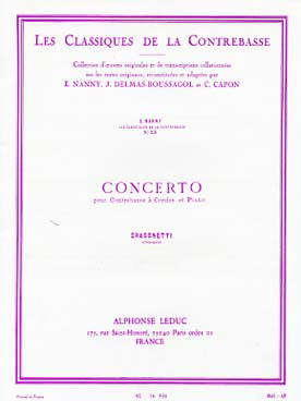 Classique Contrebasse N023 Concerto