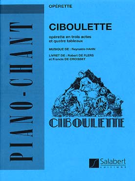 Ciboulette Chant/Piano Reduction