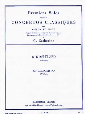 Premiers Solos Concertos Classiques:N013 Violon Et Piano