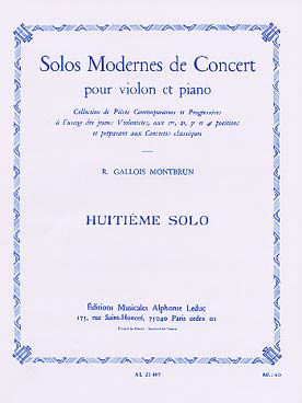 Solo De Concert N08