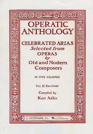 Operatic Anthology Arias From Operas Vol.4 Baritone