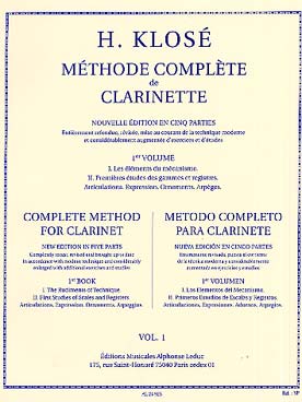 Méthode Vol.1 Francais - Anglais - Espagnol