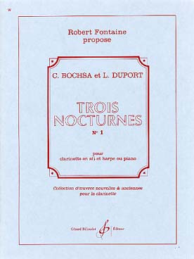 3 Nocturnes No1 Clarinette Et Harpe