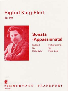 Sonata (Appassionata) Op. 140 Pour Flûte Solo