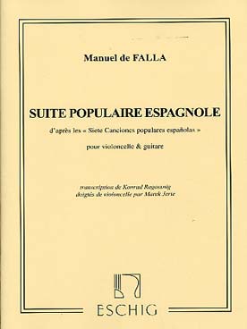 Suite Populaire Espagnole Violoncelle/Guitare (Ragossnig