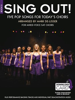 Sing Out! 5 Pop Songs For Today's Choirs - Book 2 - Book - Audio Download