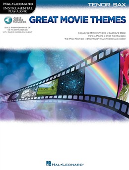 Instrumental Play Along : Great Movie Themes - Book-Online Audio