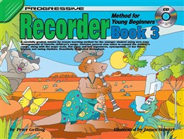 Progressive Recorder Method For Young Beginners - Book 3