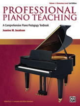Professional Piano Teaching 1 2Nd Ed