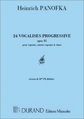 24 Vocalises Progressives Op. 81