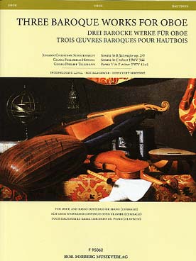 3 Oeuvres Baroques Pour Hautbois : De Schickhardt, Händel Et Telemann