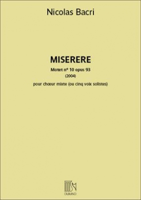 Miserere Motet Nº 10 Op. 93
