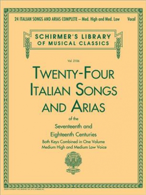24 Italian Songs And Arias Complete