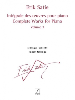 Intégrale Des Oeuvres Pour Piano Vol.3