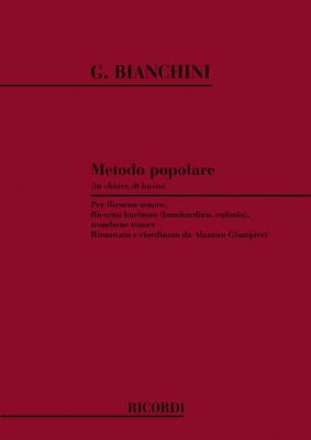 Metodo Popolare (In Chiave Di Basso) Per Flicorno Tenore, Flicorno Baritono (Bombardino, Eufonio), Trbn. Tenore