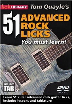 51 Advanced Rock Licks You Must Learn Dvd