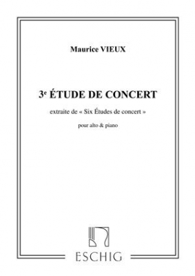 Etudes Concert No3 Vla