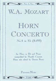 Concerto No4 K495 / Mozart - Cor En Mib Avec Acc. De Piano
