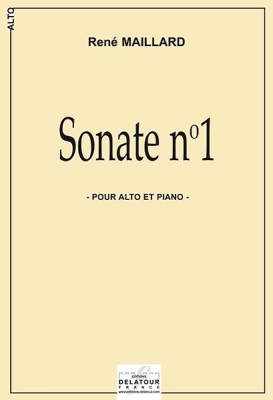 Sonate #1 Pour Alto Et Piano Op. 5