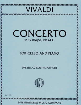 Concerto Gmaj Vc Pft.Red