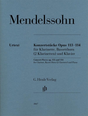 Konzertstücke Op. 113 Et 114 Pour Clarinette, Cor De Basset (2 Clarinettes) Et Piano