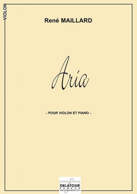 Aria Pour Violon Et Piano En La Mineur