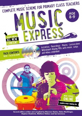 Music Express : Age 8 - 9 - 2Nd Edition - 3 Cd's + Dvd - Rom