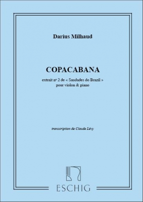 Saudades Do Brazil N 2 Copacabana Violon/Piano (Levy)