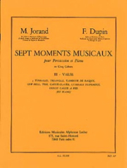 7 Moments Musicaux Vol.3:Valse Percussion Et Piano