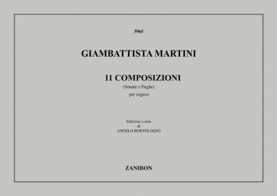 11 Composizioni (Sonate E Fughe) Per Organo