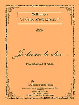 Je Donne Le La (Hautbois Et Piano)