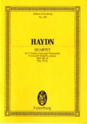 String Quartet F Minor 'Razor' Op. 55/2 Hob. III: 61