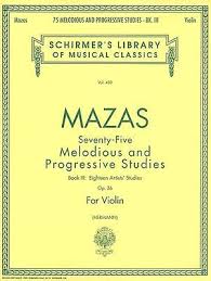 75 Melodious And Progressive Studies, Op. 36 - Book 3 : Artist's Studies