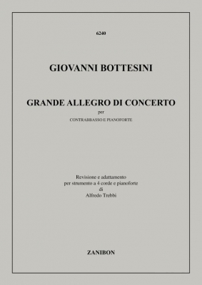 Grande Allegro Di Concerto Per Contrabbasso E Pianoforte