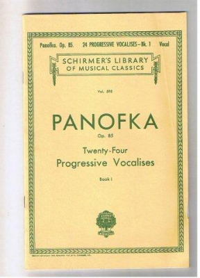 24 Progressive Vocalises, Op. 85 - Book 1