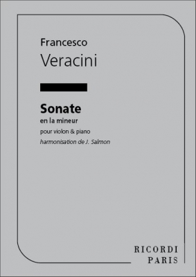 Sonate En La Mineur Violon Et Piano (Salmon)