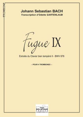 Fugue IX (Version 4 Trombones) Bwv878 En Ré Majeur
