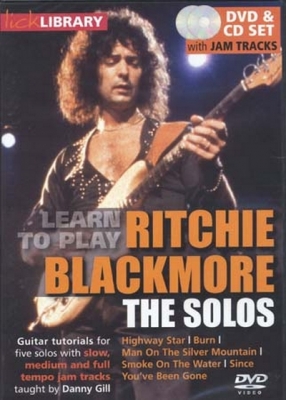 Dvd Lick Library Learn To Play Blackmore Ritchie The Solos