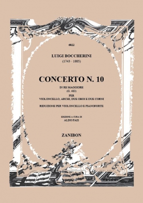 Concerto N. 10 In Re Maggiore (G. 483)