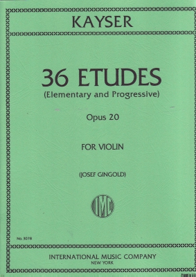 36 Studies Op. 20