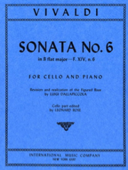 Cello Sonata #6 Bb Major Rv.46