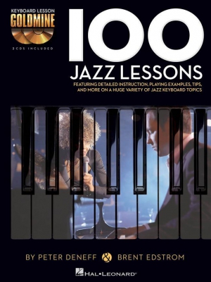 100 Jazz Lessons Keyboard Lesson Goldmine Series + 2 Cd's